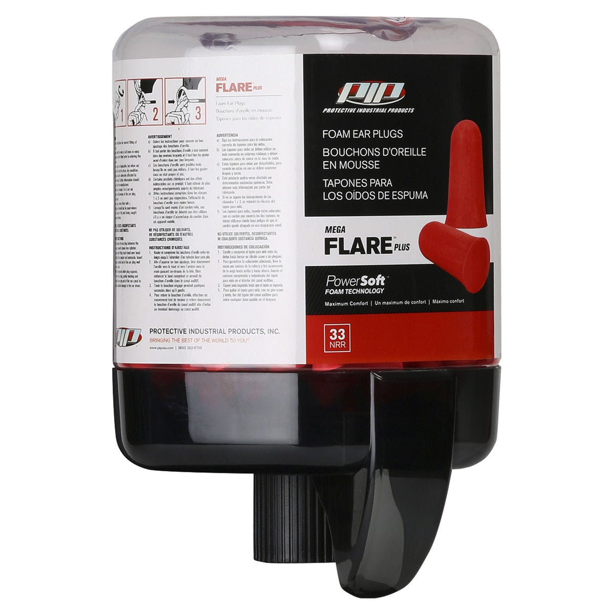 Mega Flare Plus Earplugs Refill Canister - Hearing Protection