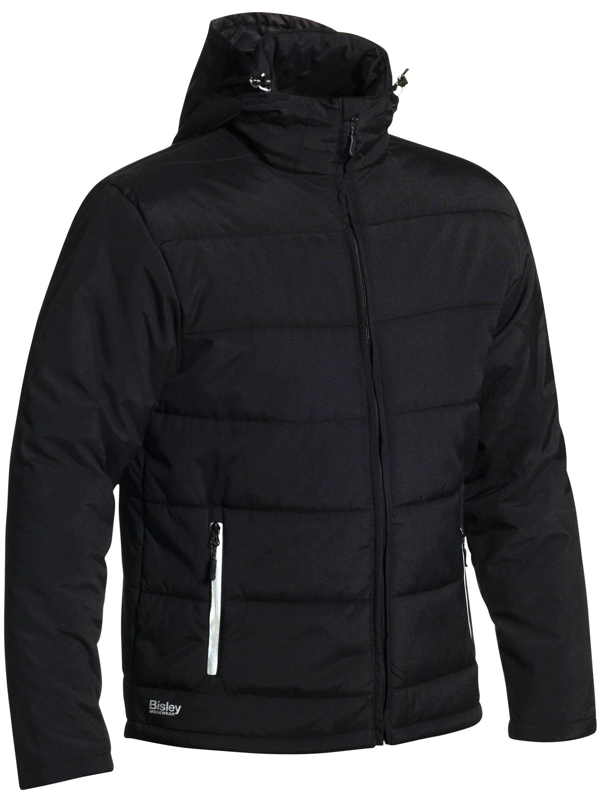 Men's Adjustable Hood Puffer Jacket - Men's