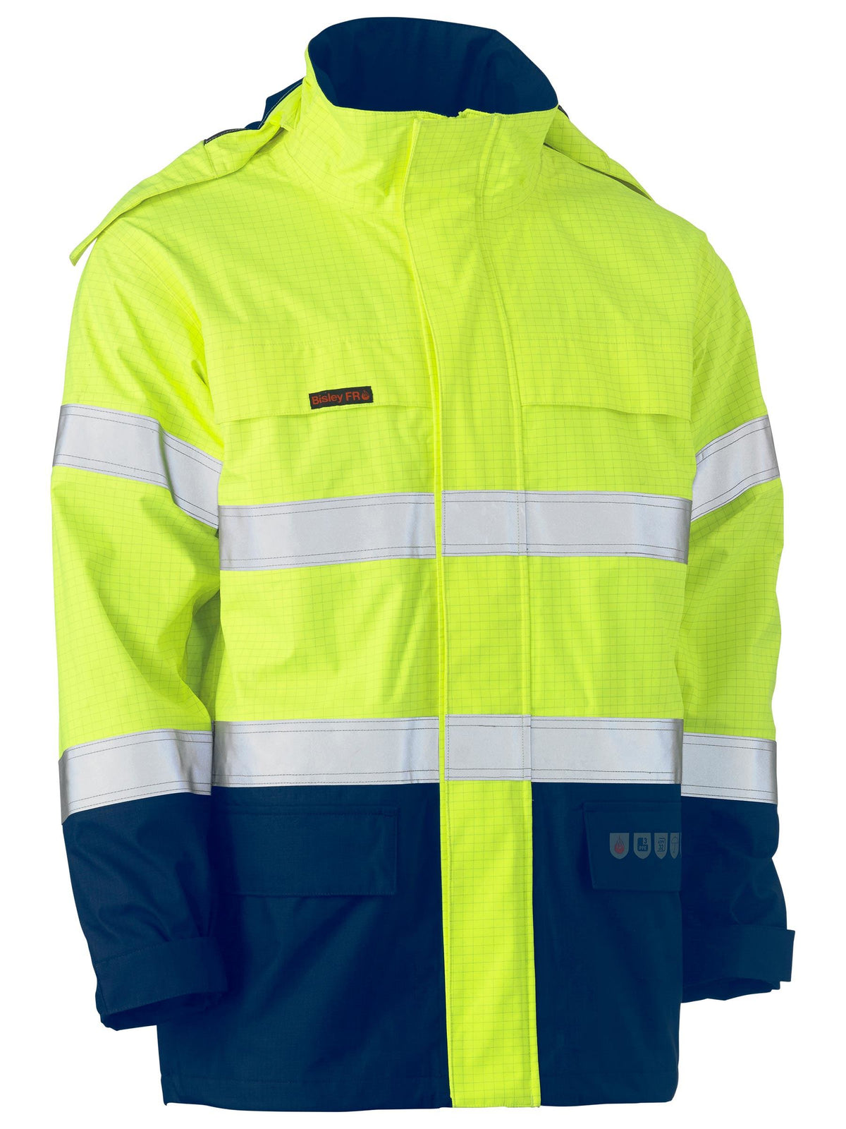 Men's Hi Vis FR Wet Weather Shell Jacket - Men's
