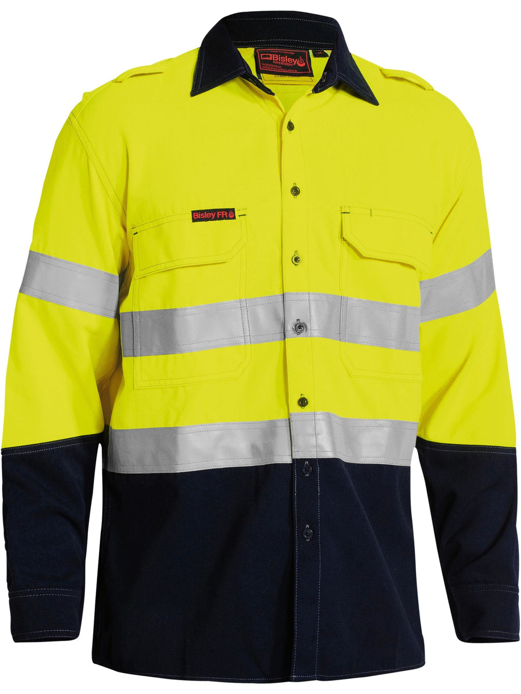 Men's hi vis vented flame resistant shirt - Men's