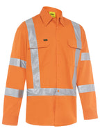 Men's Taped Hi Vis Drill Shirt - Men's
