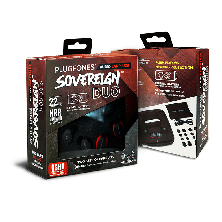 Sovereign Duo Wireless Hearing Protection Twin Pack | Vision Safe, view 2