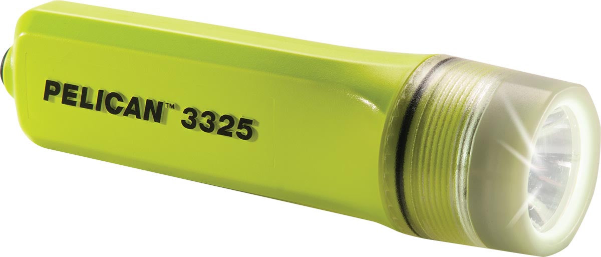 Pelican 3325 3AA LED Flashlight for Dust and Gas Areas Gen 3 - Yellow - view 1