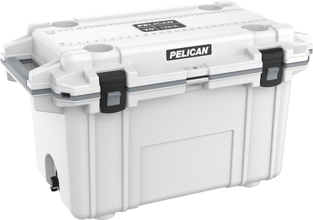 Pelican Im 70QT Elite Cooler Wht/gry