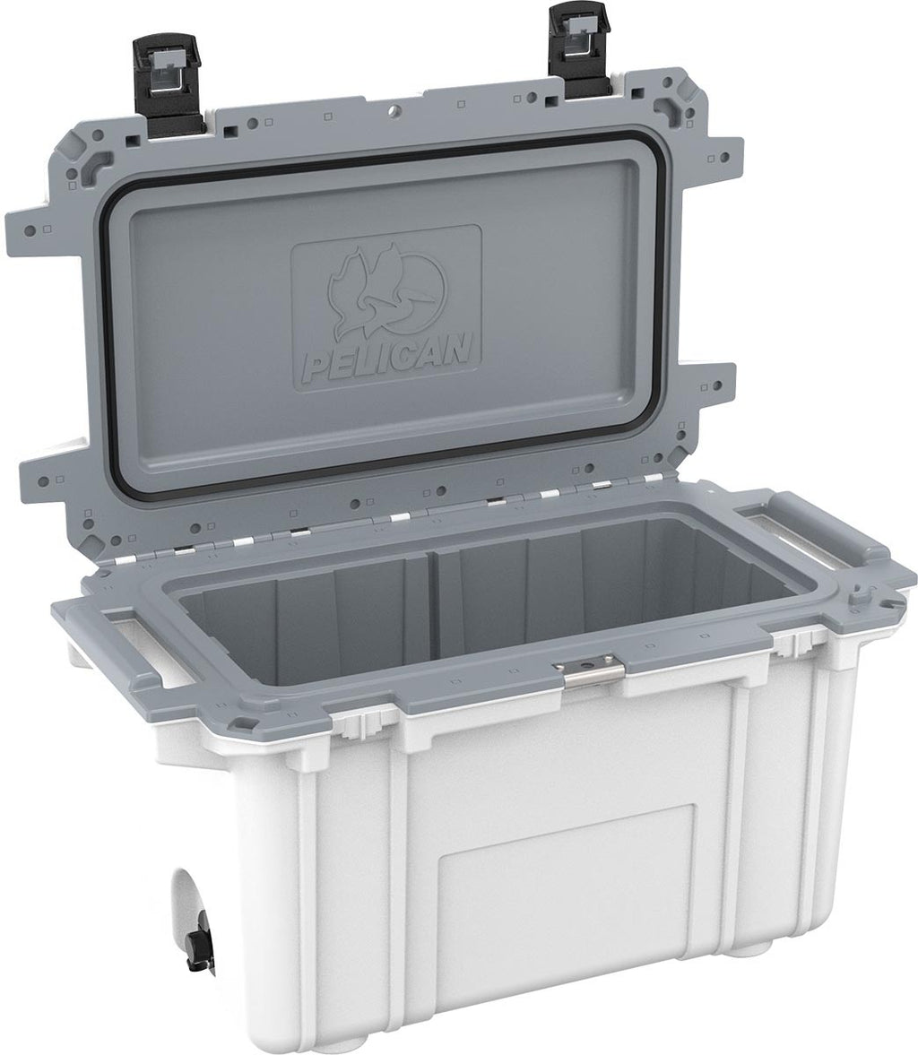 Pelican Im 70QT Elite Cooler Wht/gry