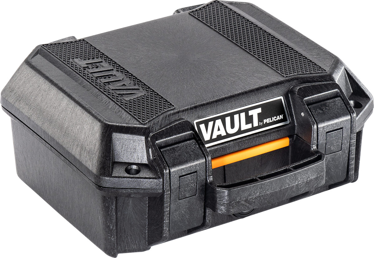 Pelican V100C Vault Small Case with Foam - Black - view 2