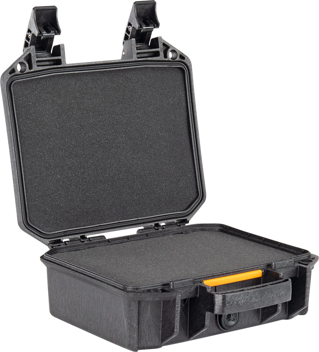 Pelican V100C Vault Small Case with Foam - Black - view 1