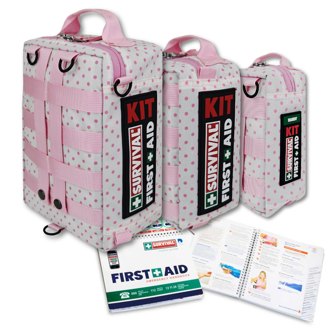Pink Polka First Aid Bundle | Home and Vehicle - view 3