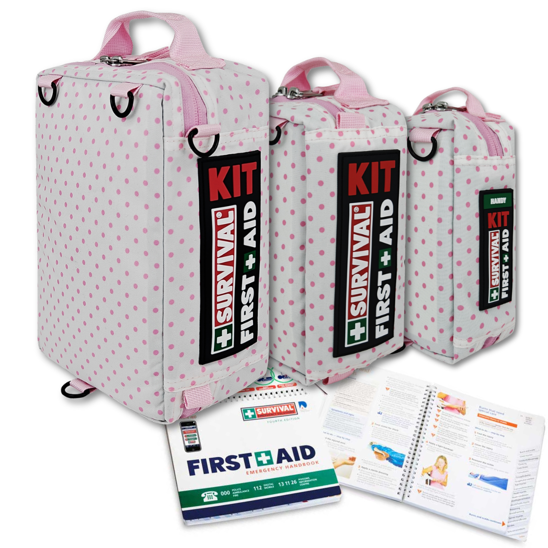 Pink Polka First Aid Bundle | Home and Vehicle - view 2