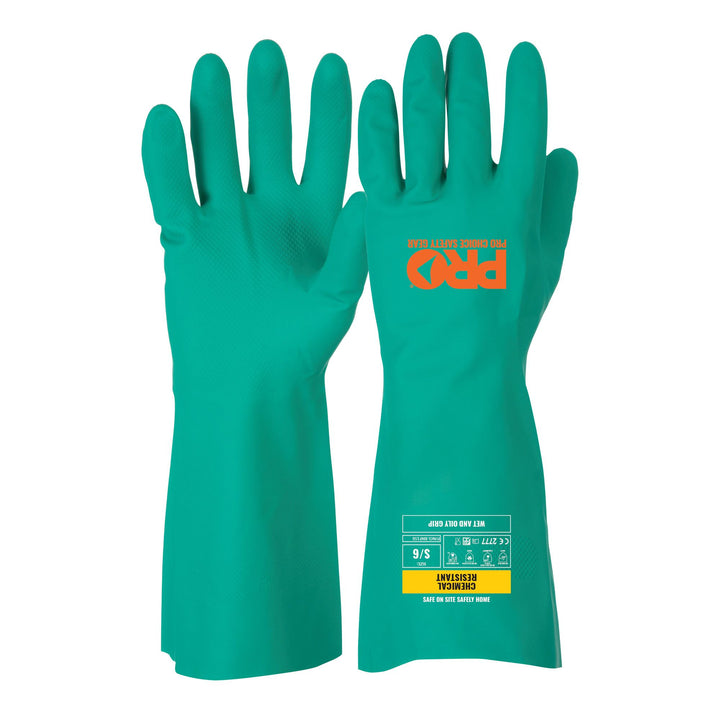 Green Nitrile Gloves | PIP