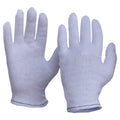 Interlock Poly/Cotton Liner Hemmed Cuff Gloves Mens Size | PIP