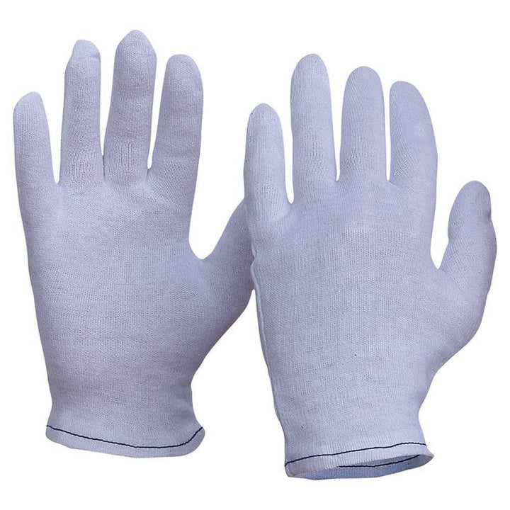Interlock Poly/Cotton Liner Hemmed Cuff Gloves Mens Size | PIP