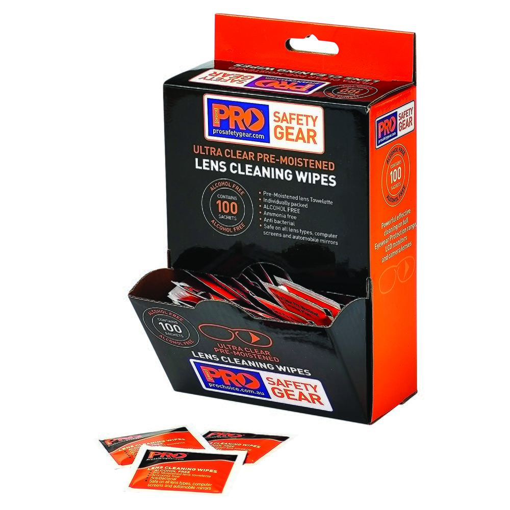Lens Cleaning Wipe - Alcohol Free 100 Pack | PIP