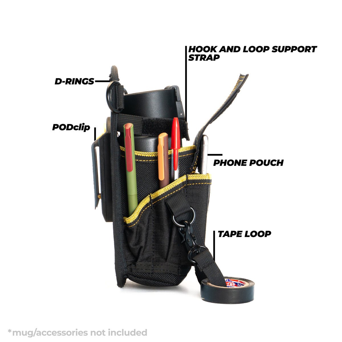 Rugged Xtremes PODConnect® CUP / MUG POD 120 - 120 X 100 X 250mm