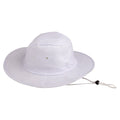 Poly/Cotton Sun Hat Blue - Head