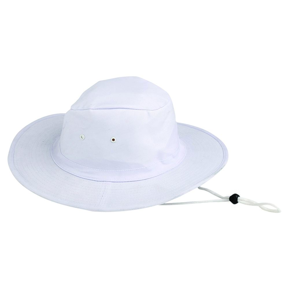Poly/Cotton Sun Hat Blue - Head
