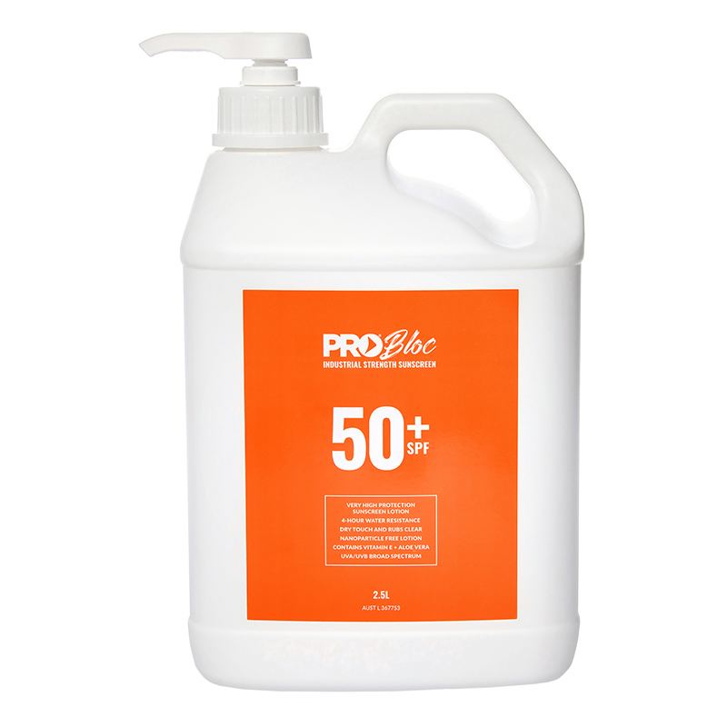 Probloc SPF 50+ Sunscreen 2.5L Pump Bottle - Sun Protection