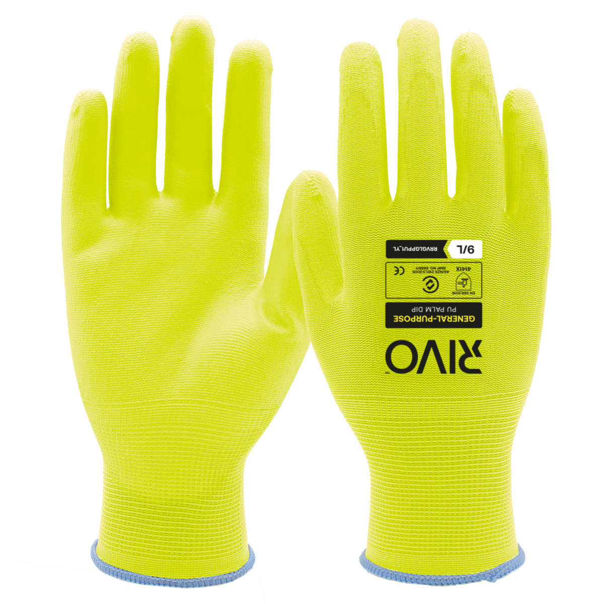 PU Coated General Purpose Gloves | Nylon Liner - view 1
