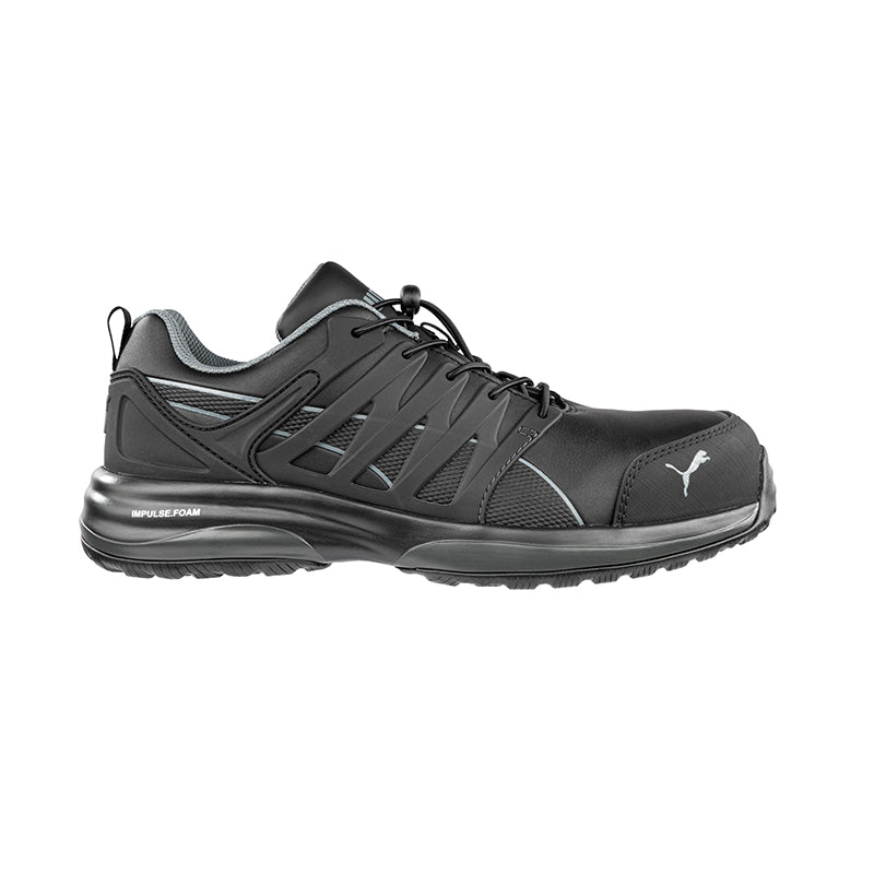 Push Safety Footwear in Black - All