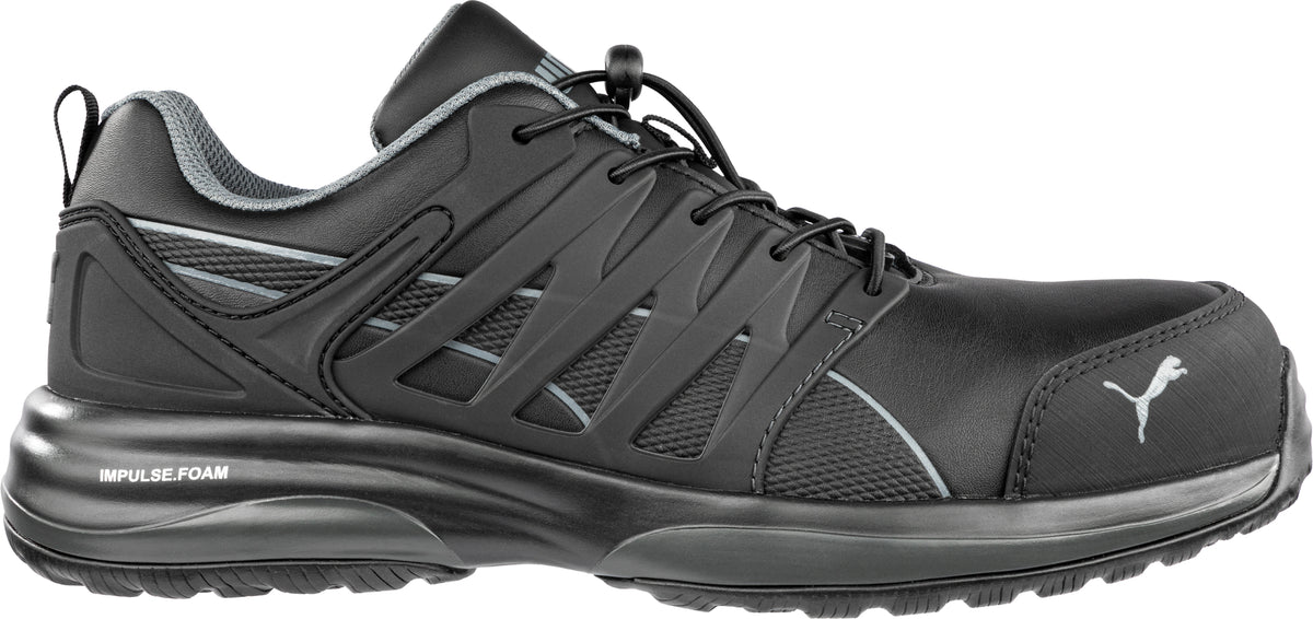 Push Safety Footwear in Black - view 4