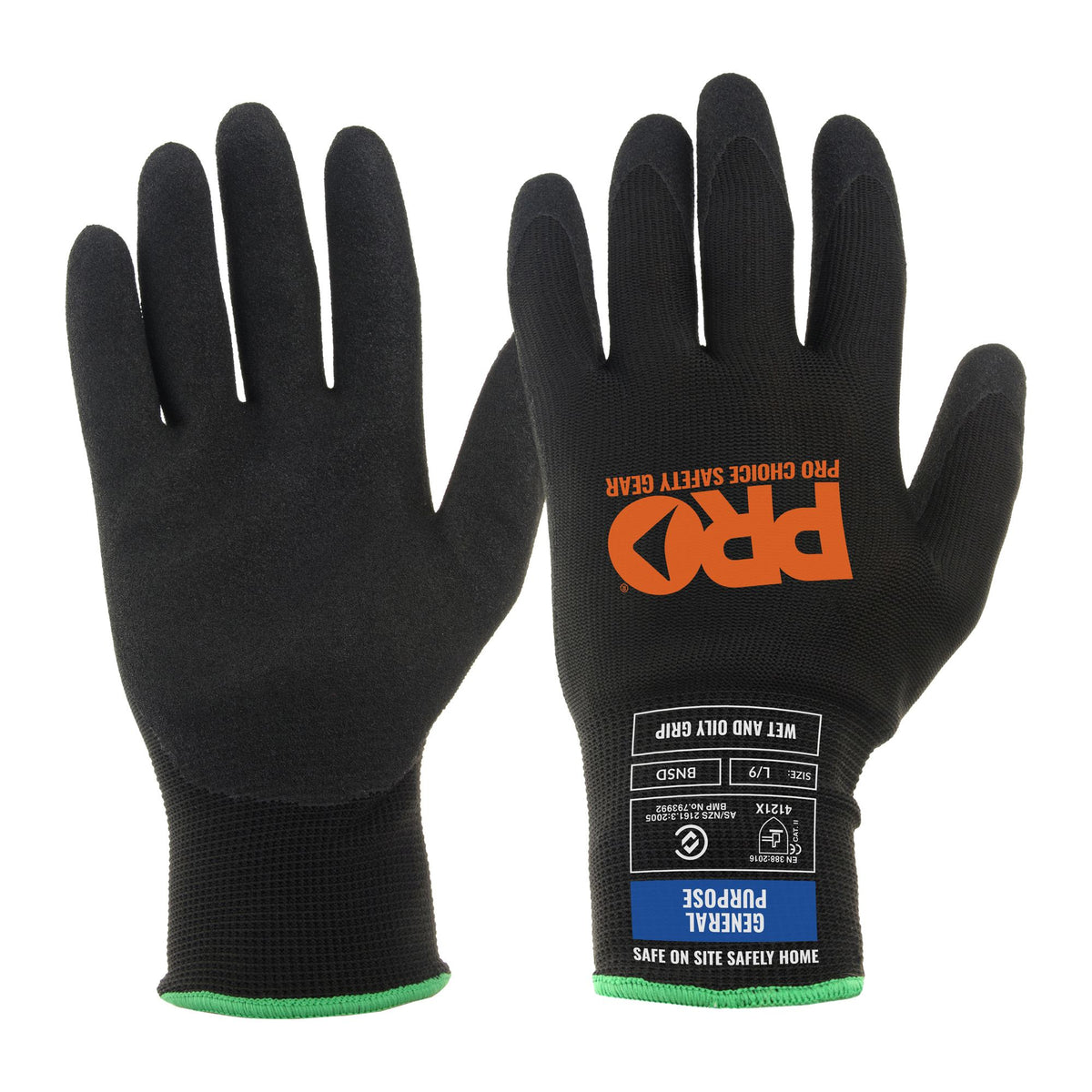Sand Grip Nitrile Glove - Hands
