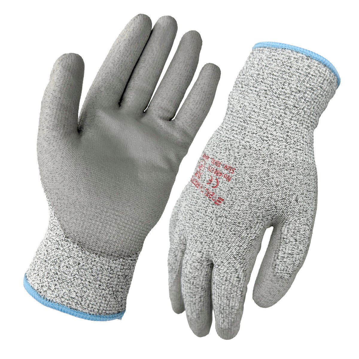 Stealth Razor 5 Gloves Cut D PU Palm Grey