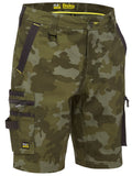 Stretch Canvas Cargo Short - Men's