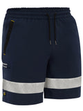 Stretch cargo short with reflective tape - Men's