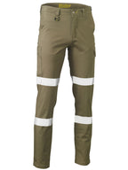 Stretch Cotton Cargo Pants - Men's