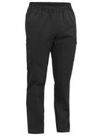 Stretch Cotton Drill Elastic Waist Cargo Work Pant - Men's