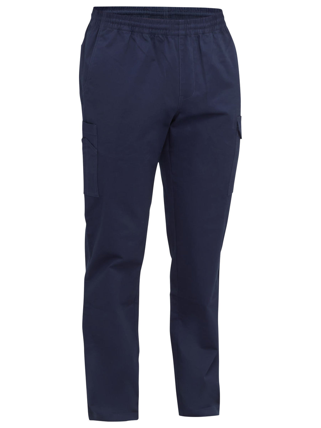 Stretch Cotton Drill Elastic Waist Cargo Work Pant - Men's