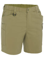 Stretch Cotton Elastic Waist Cargo Short - Men's