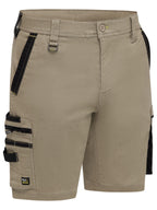 Stretch Denim Cargo Shorts - Men's
