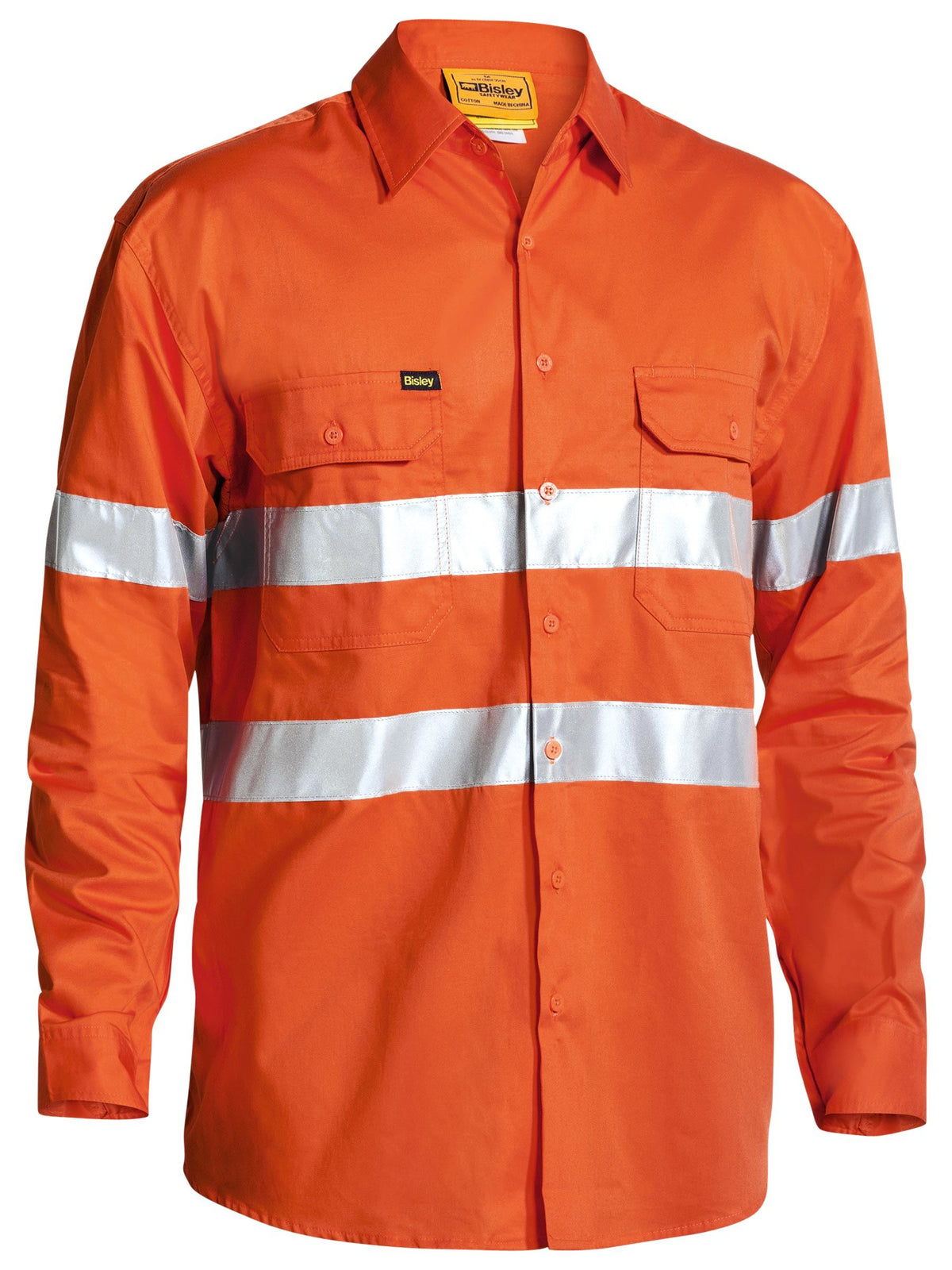 Taped Hi Vis Cool Lightweight Drill Shirt - Men's