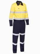 Taped Hi Vis Coverall with Waist Zip - Men's