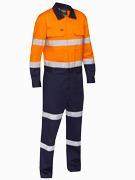 Taped Hi Vis Coverall with Waist Zip - Men's