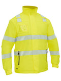 Taped Hi Vis Heated Jacket with Hood - Men's