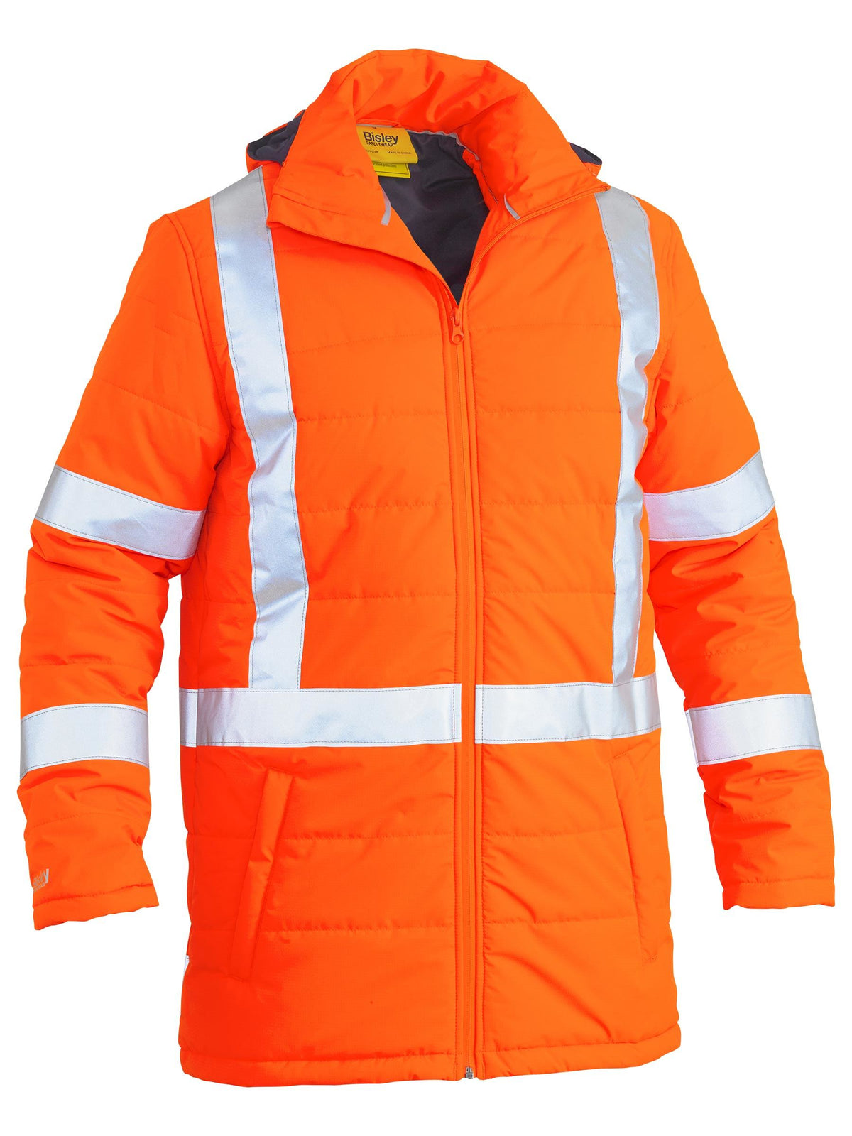 Taped Hi Vis Puffer Jacket - Men's