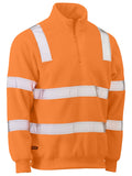 Taped Hi Vis Rail Polar Fleece Jumper - Men's