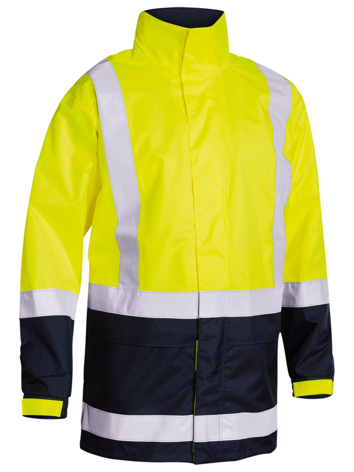 Taped Hi Vis Recycled Rain Shell Jacket - Men's