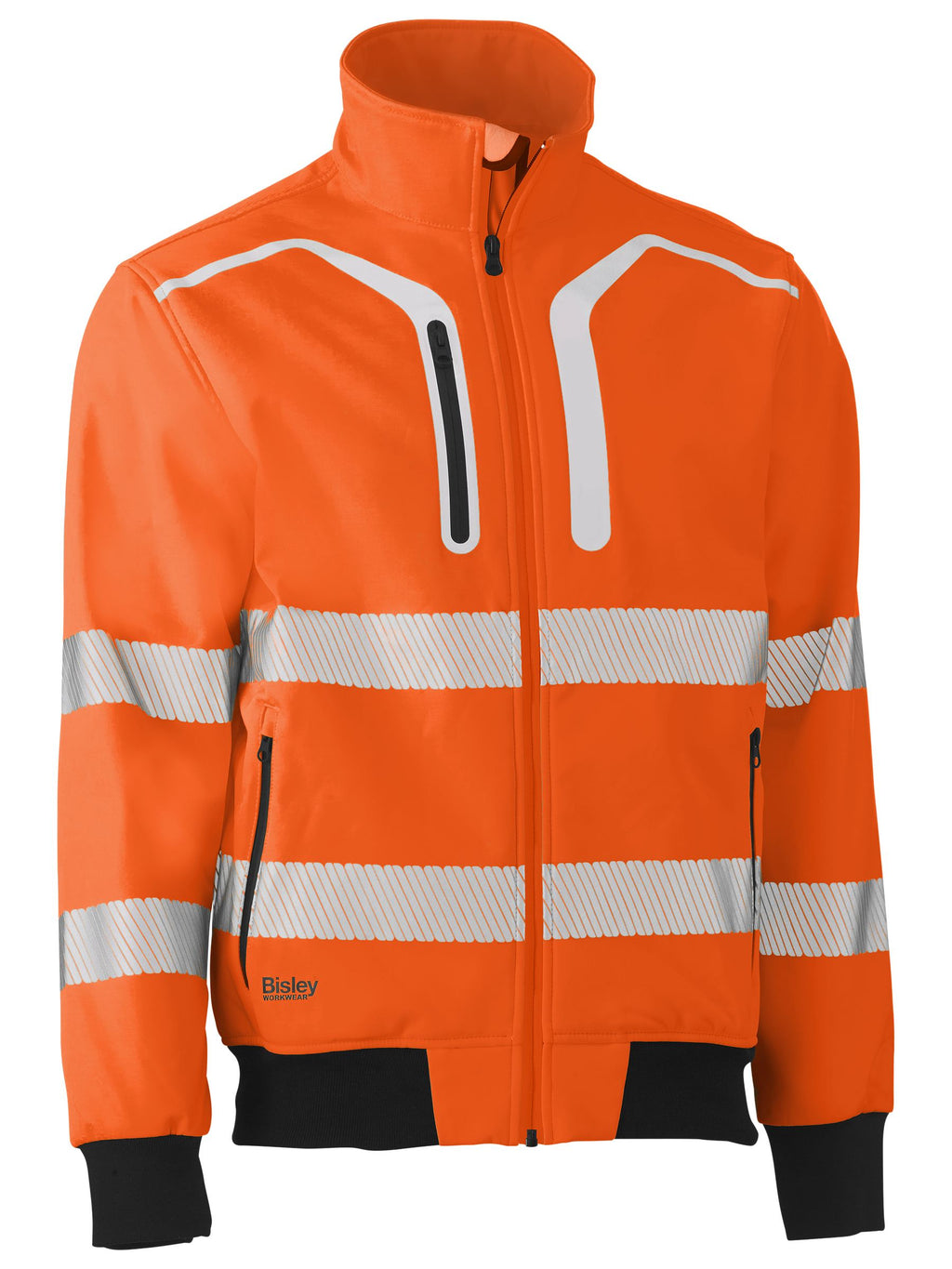 Taped Hi Vis Soft Shell Bomber Jacket - Men's
