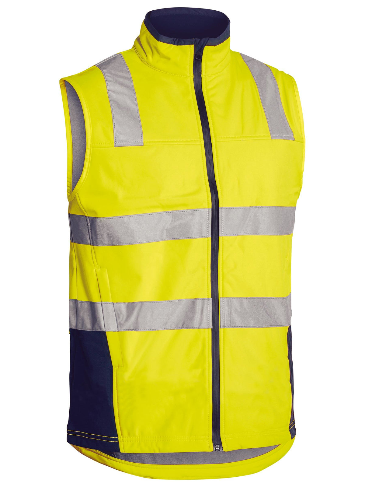 Taped Hi Vis Soft Shell Vest - Men's