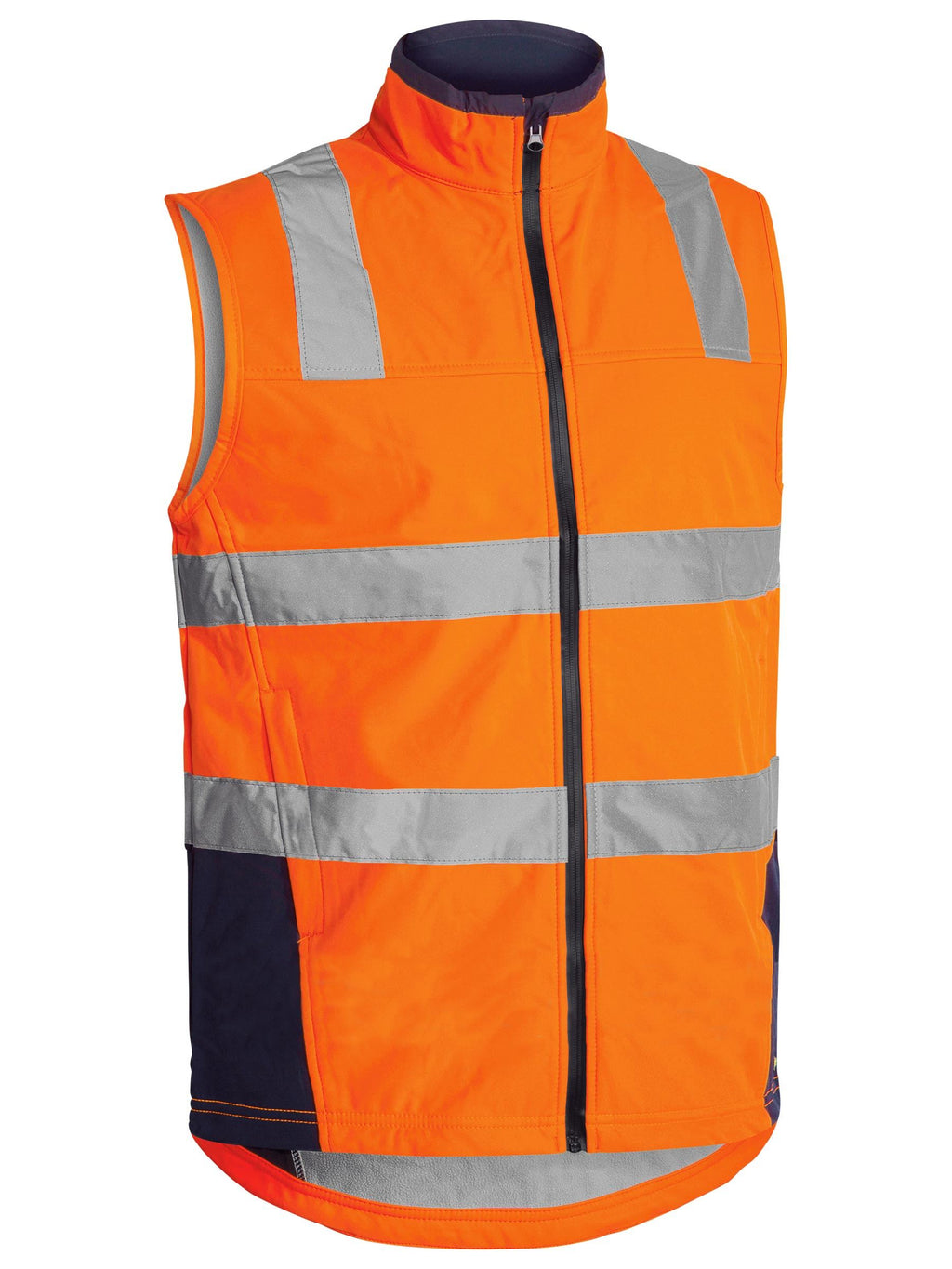 Taped Hi Vis Soft Shell Vest - Men's