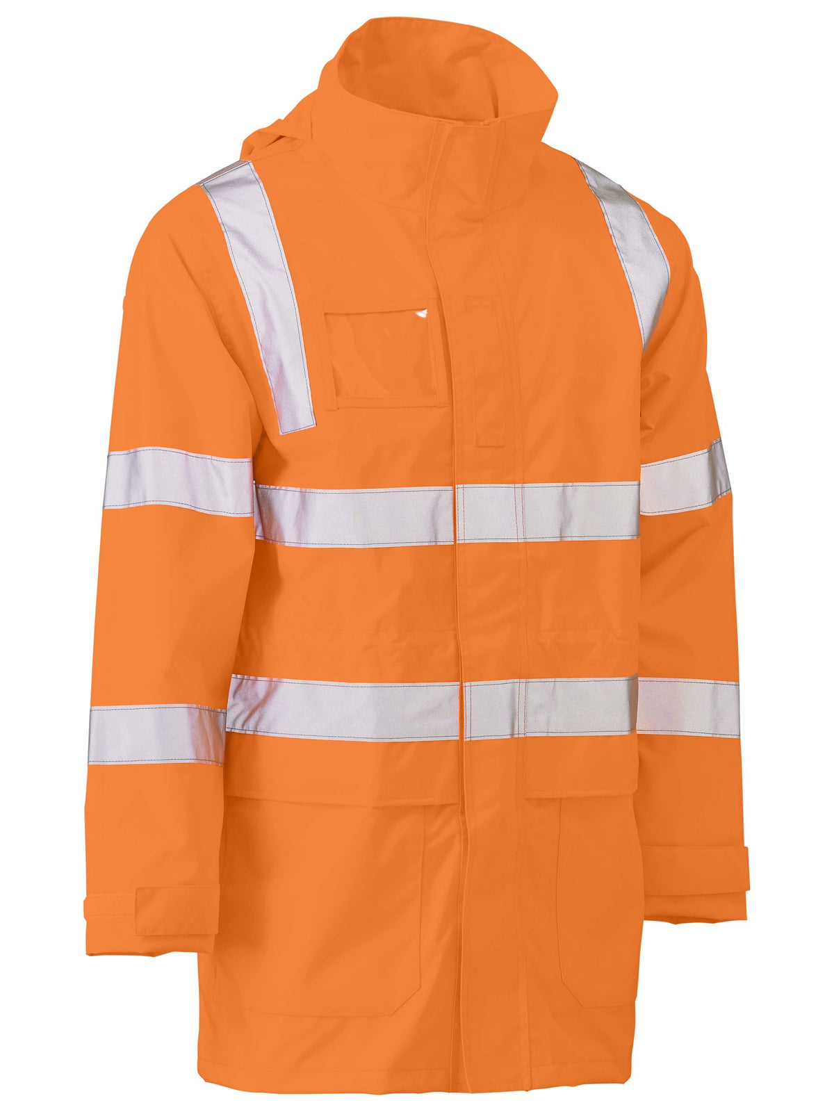 Taped Hi Vis VIC Rail Wet Weather Jacket - Men's