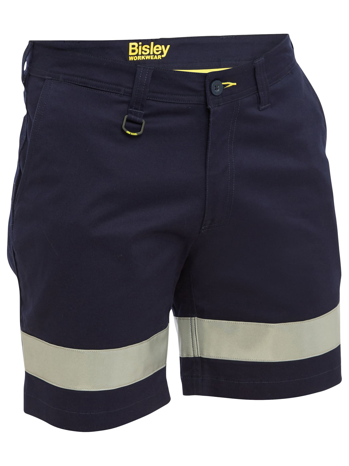 Taped Stretch Cotton Drill Shorts - Men's