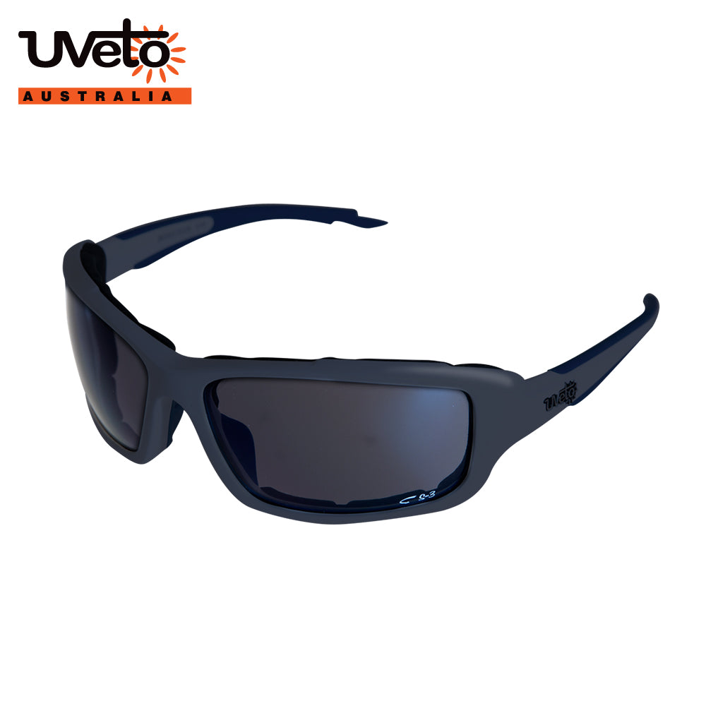 Whistler Black Frame Smoke Anti-Fog Safety Glasses | Vision Safe