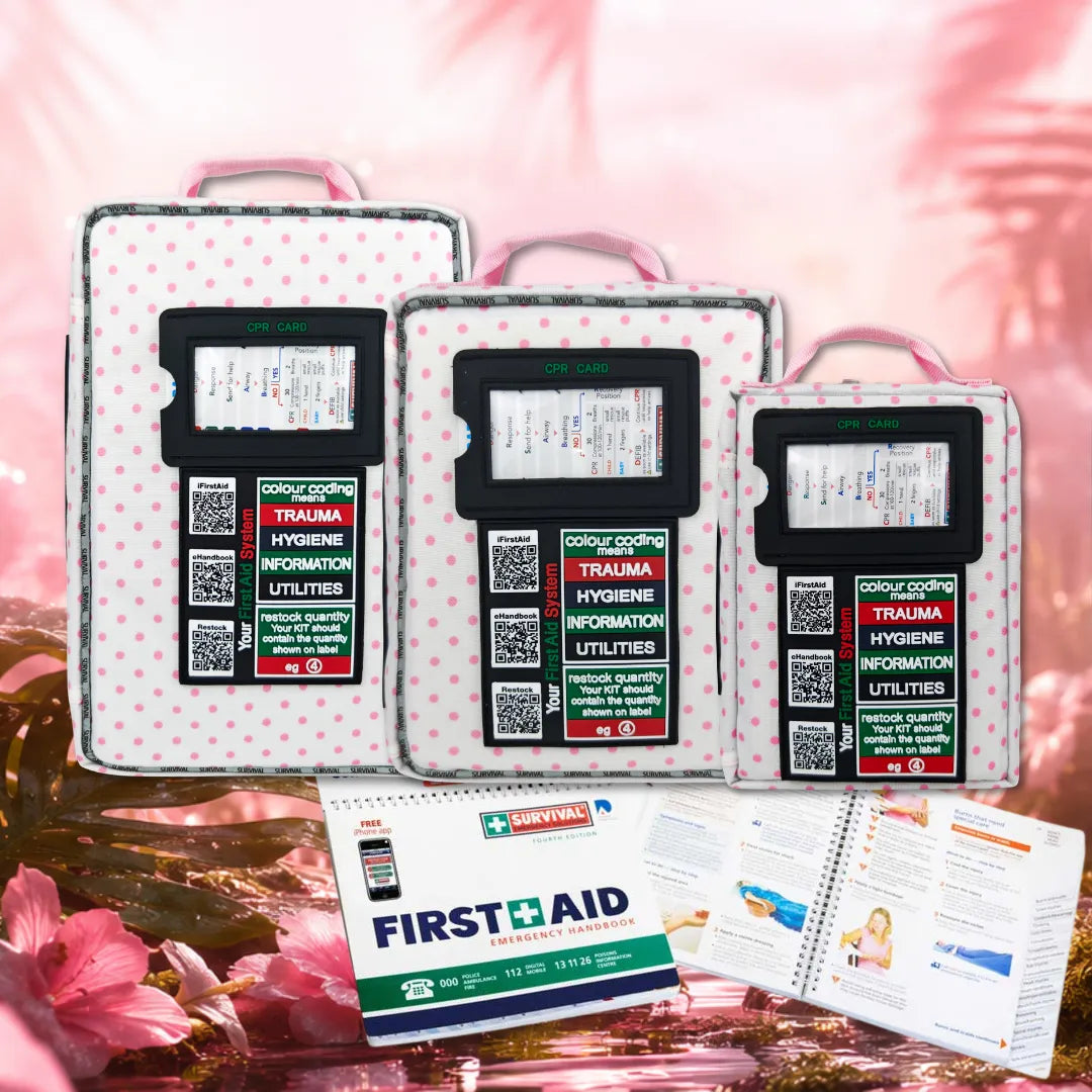 Pink Polka First Aid Bundle | Home and Vehicle - view 1