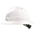 V6 Hard Hat Unvented Full Brim Ratchet Harness - Head