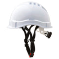 V6 Hard Hat Unvented Micro Peak Ratchet Harness Linesman - Head