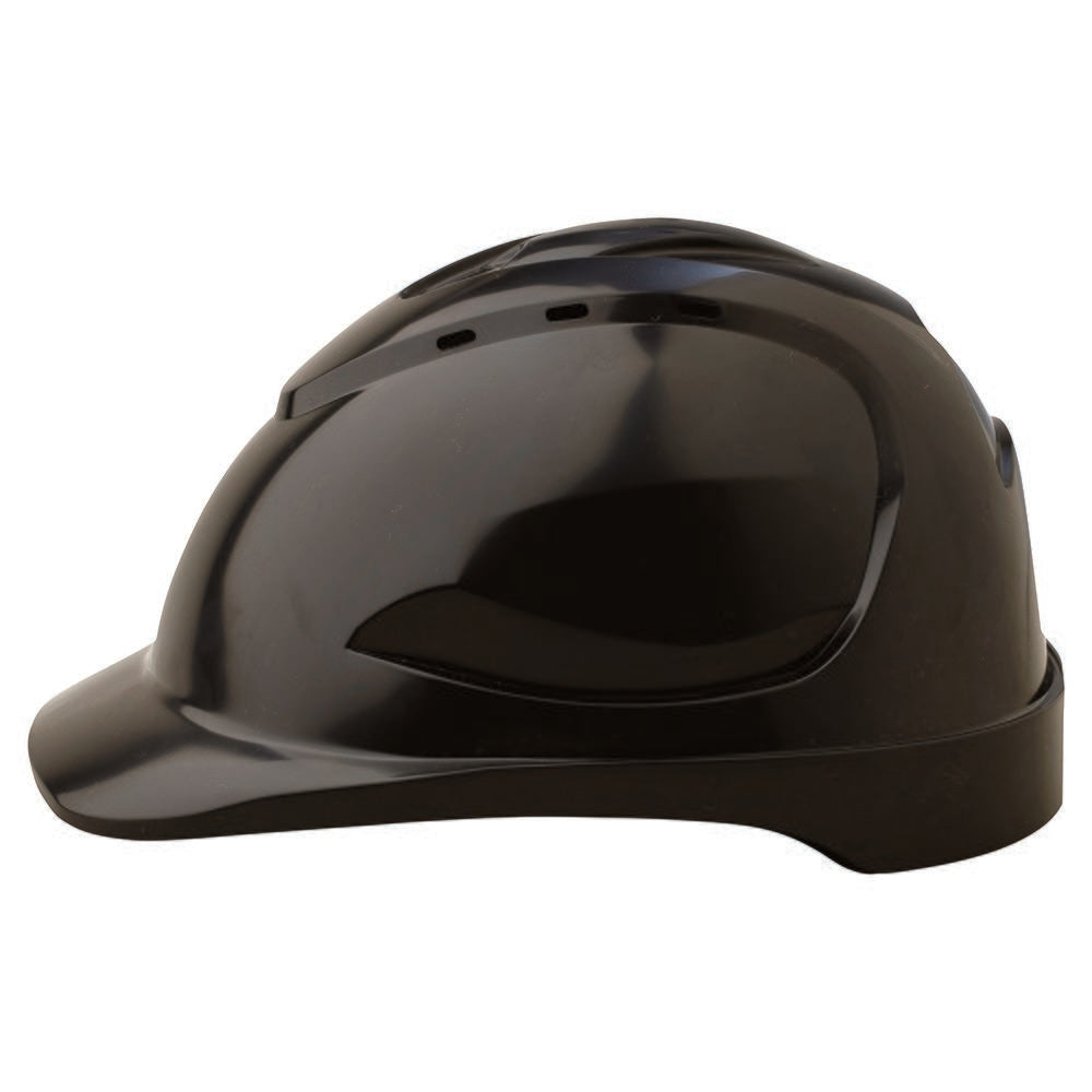 Vented Hard Hat with Pushlock Harness - Head